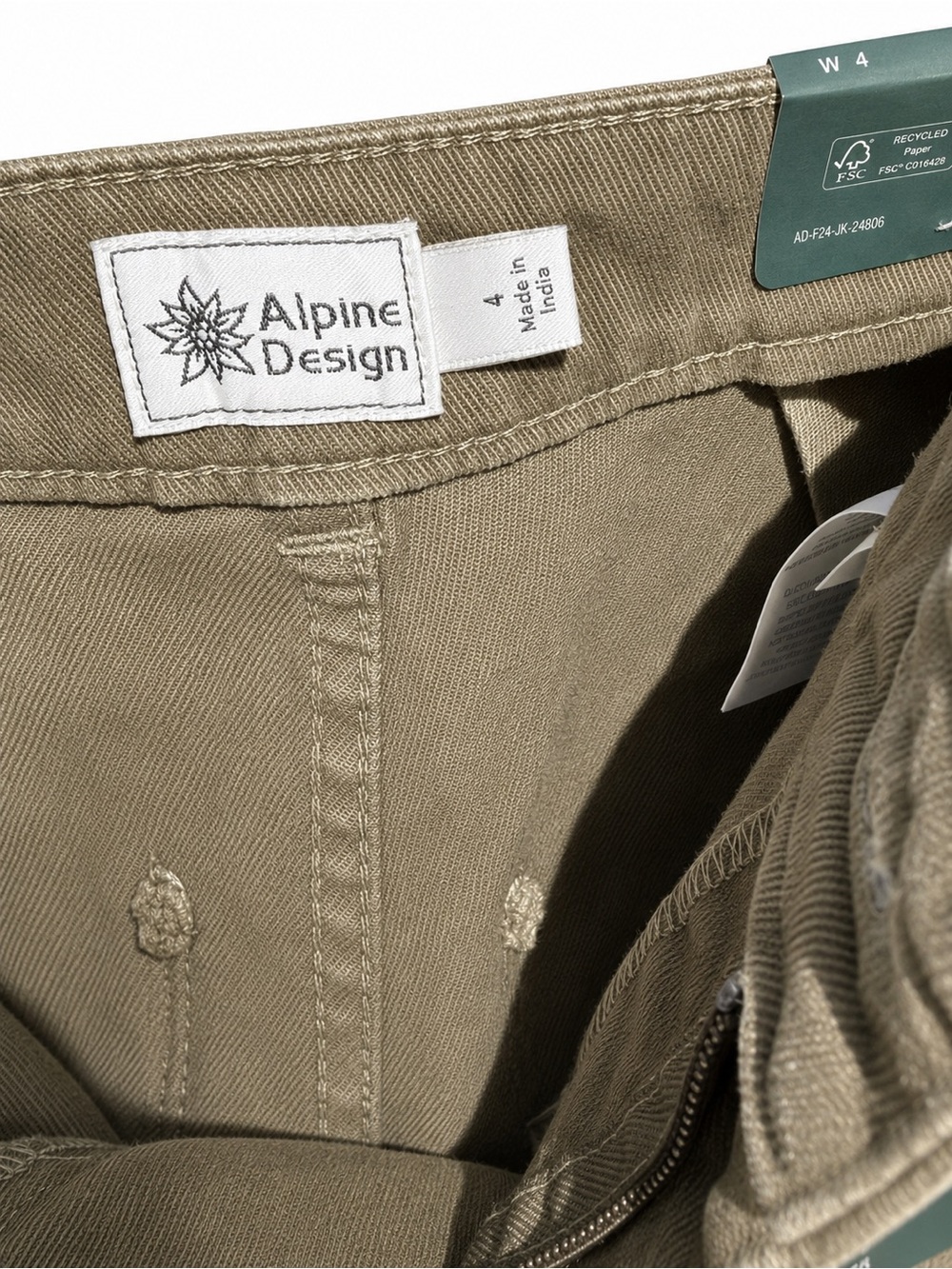 Alpine Design Women’s Utility Shorts – Olive Green | Size 4 Short | NWT - Picture 5 of 6